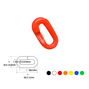 Venta caliente 8Mm Seguridad de plástico Cadena de un solo enlace Clips de red de fútbol para porterías de fútbol - Product Image 2