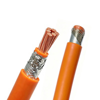 Abgeschirmtes EV-Kabel Hochspannungskabel Orange Kupferleiter Isoliertes Elektrofahrzeug XLPE Batterieanschluss