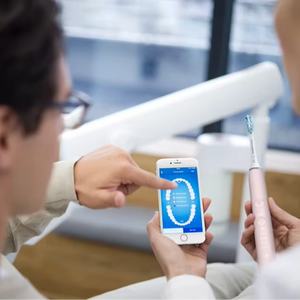 Appareil de nettoyage dentaire professionnel avec logo personnalisé, contrôle intelligent de la pression, protection des gencives, utilisation quotidienne, sonique, électrique, domestique - Product Image 1