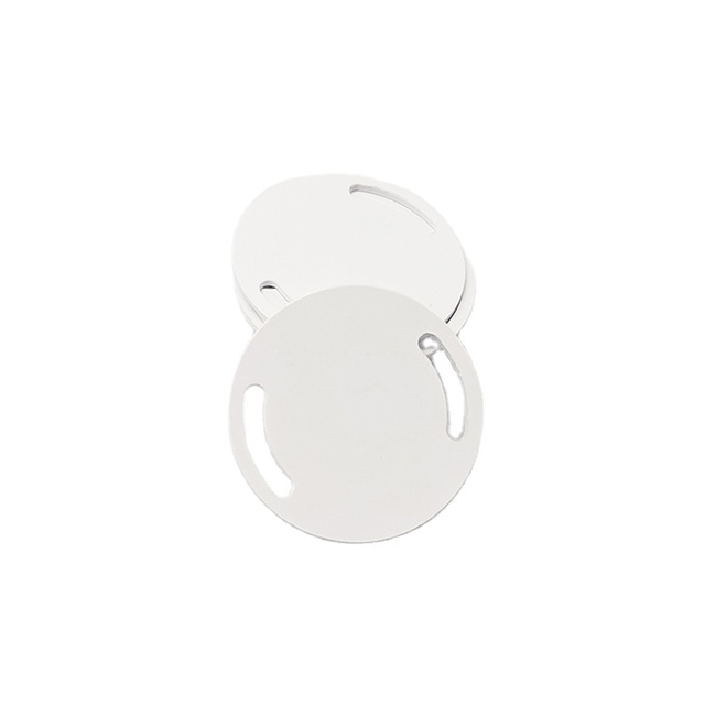 Mini Round RFID Chip Card Writable & Rewrite PVC NFC Coin Tag for Membership Application
