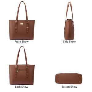 Bolso Tote de Poliéster Casual para Mujer de Oficina, Estilo Nuevo, Gran Capacidad, Bolso de Hombro para Computadora, Maletín para Mujer de Negocios, Verano Otoño - Product Image 5