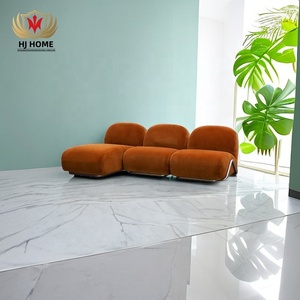 HJ HOME Salon Sièges Tacchini <span class=keywords><strong>Victoria</strong></span> Canapé modulable Canapé d'angle incurvé Canapé 3 places en tissu avec chaise longue - Product Image 5