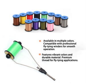 Hilo de atado de moscas de dos capas 75D <span class=keywords><strong>8</strong></span>/0, 100M, poliéster, 12 colores, material de alta resistencia para ninfa, mosca seca, mirilla, anzuelos 12 a 22, trucha, lubina - Product Image 4