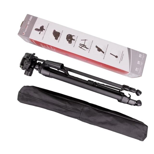 Weifeng WT-3540 1.6m Photography Accessories Camera Tripod Stand for DSLR Digital Camera