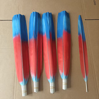 Plumes de faisan artificielles teintes sur mesure de 20-65 cm, accessoires en fausses plumes de perroquet pour usage quotidien et fêtes