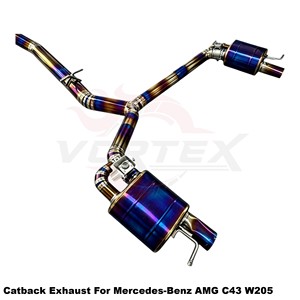 Vortex Exotic Gradient Ti Header-<b>Back</b> Setup For Mercedes-Benz AMG C43 W205 2016-2023 Tuning - Product Image 5