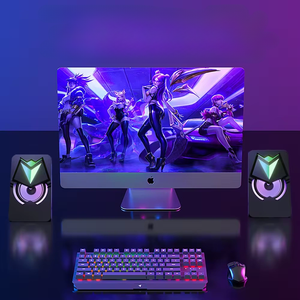Sistema de Sonido RGB Portátil de Rango Completo, Altavoces USB Creativos para Laptop y PC con Sonido Estéreo y Bajos Potentes - Product Image 1