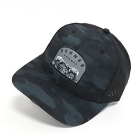 Topi Snapback Premium 6 Panel Custom Grosir dengan Lubang Laser Cut, Patch Logo, Cetak Sublimasi, Motif Camo untuk Berburu dan Memancing di Luar Ruangan