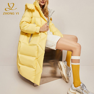 Veste d'<span class=keywords><strong>hiver</strong></span> pour <span class=keywords><strong>femme</strong></span>, doudoune ample décontractée à capuche, <span class=keywords><strong>manteau</strong></span> <span class=keywords><strong>long</strong></span> en duvet, <span class=keywords><strong>grande</strong></span> <span class=keywords><strong>taille</strong></span>, épais et chaud, veste tendance - Product Image 4