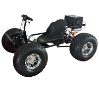 Go-Kart Eléctrico Profesional de 8 y 10 Pulgadas, Resistente al Desgaste, con Gran Agarre, Todoterreno, Antipinchazos, de Cuatro Ruedas, para Playa, 200 kg