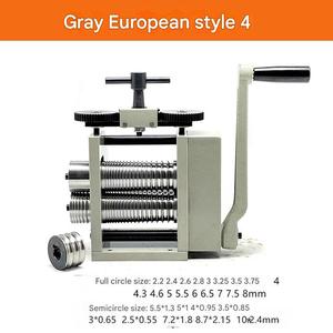 Herramientas de fabricación de rodillos para placa de joyería para máquina de laminación de prensado Manual de tipo europeo - Product Image 5