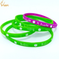 Cadeaux promotionnels, bracelet en silicone personnalisé avec logo, écologique, non toxique, pour femmes, publicité, fin, tendance, couleurs personnalisées