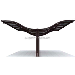 Abri d'auto moderne en aluminium avec auvent en polycarbonate pour la maison, le parc, le camp sauvage, les autres applications de stationnement de voiture - Product Image 2