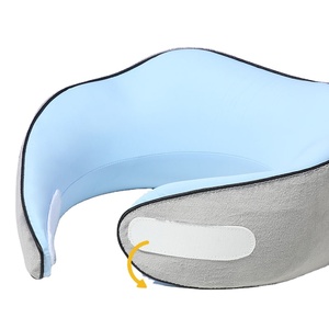 2025 Custom Ergonomic U-Shape <b>Travel</b> <b>Pillow</b> Soft Memory Foam Neck Positioner New Custom Product - Product Image 3