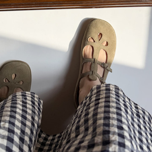 <span class=keywords><strong>Mocassini</strong></span> Invernali Design Originale in Pelle Bovina Fatti a Mano Mary Jane Comodi Versatili Colore Grigio Superficie in Vera Pelle Scarpe Basse - Product Image 6