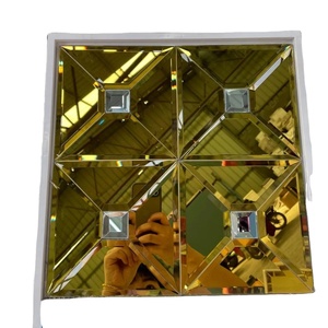 Hiện đại sang trọng tinh thể khảm gạch thủy tinh cho TV tường trang trí 4 mét hình chữ nhật Float mô hình kim loại khung với 3D thiết kế phòng tắm - Product Image 2