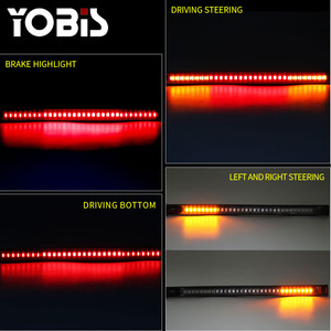 Yobis barre de frein arrêt clignotant feu de plaque d'immatriculation intégré 3528 SMD 48 feu arrière de moto <span class=keywords><strong>avec</strong></span> 12V - Product Image 5