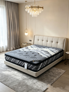 Matelas hybride orthopédique à ressorts ensachés pour appartement meublé - 30 cm d'épaisseur, fermeté moyenne, pour la maison, l'hôtel et l'hôpital - Product Image 2