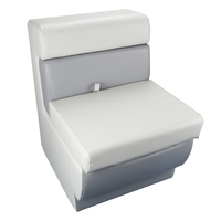 Premier Series Allshine 32 "ensemble de coussins de banquette en vinyle résistant aux UV pour ponton en pierre/moka Java/kaki-marine