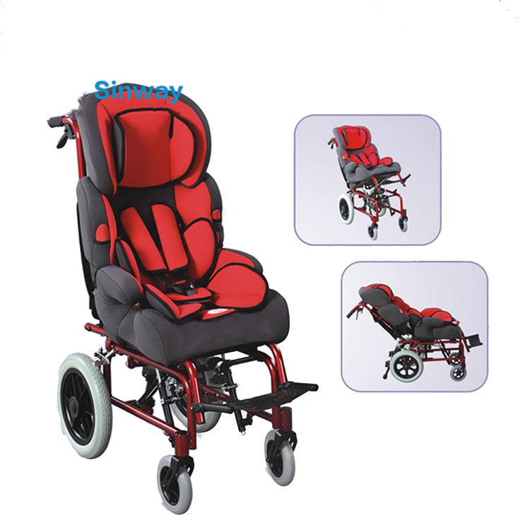 High-Back Aluminum Wheelchair Cerebral Palsy Infant Support - Main Image