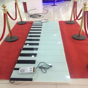 Lampe souterraine Capteur de gravité Changement de couleur au sol Musique Interactive Piano Tuile Géant Induction Brique Lumières de scène - Product Image 3