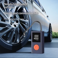 Compresseur d'air électrique portable pour pneus de voiture avec affichage numérique, gonfleur rapide pour voiture/vélo/ballon, utilisation d'urgence