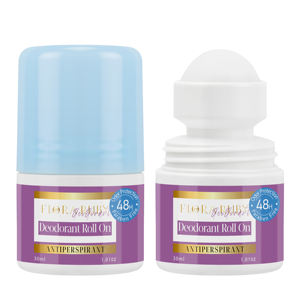 Déodorant anti-transpirant en roll-on doux 48H FLORA RUBY Formule sans paraben 30ml pour tous types de peau - Product Image 1