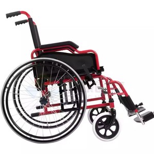 Fauteuil roulant manuel pliable léger Synocare en alliage d'aluminium pour usage domestique et hospitalier - Product Image 4