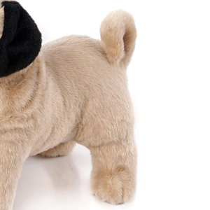 A033 Custom CPC Standard marrone carlino cane farcito animale peluche Bulldog regali per bambini personalizzato giorno di natale compleanno giocattolo <span class=keywords><strong>Pug</strong></span> peluche - Product Image 4