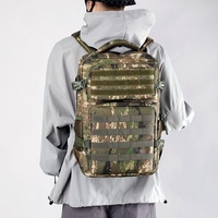 Sac à dos de voyage et d'escalade multifonctionnel, grande capacité, imperméable et durable, en polyester Oxford camouflage, pour l'extérieur - Nouveauté en gros