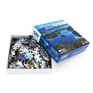 Nhà Máy Tùy Chỉnh In Ấn 500/1000 Miếng Phong Cảnh Tự Nhiên Ghép Hình Câu Đố Dành Cho Người Lớn Giải Trí Đồ Chơi Câu Đố Trò Chơi Với Hộp Màu - Product Image 2
