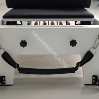 Excellent rapport qualité-prix : Reformer Pilates professionnel en chêne, durable et portable, pour studio de yoga et équipement de fitness commercial.