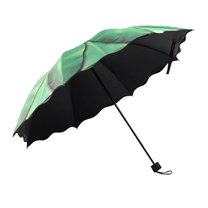 LOTUS <span class=keywords><strong>Parapluie</strong></span> <span class=keywords><strong>Pliant</strong></span> Vert pour Filles Contrôle Manuel Nouveau Design <span class=keywords><strong>Invention</strong></span> Motif Droit Matériel Oxford Offres Spéciales pour Voyage - Product Image 4