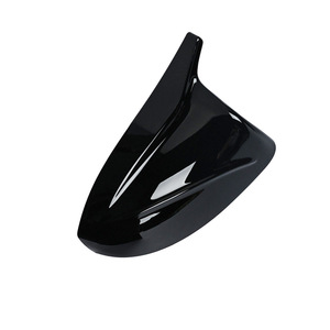 Carcasa de Espejo Retrovisor para Audi A3, Textura de Fibra de Carbono, Negro Brillante, Diseño Bullhorn, 2014-2020 - Product Image 2