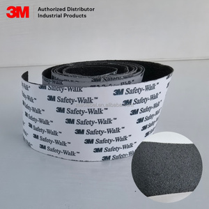 Rubans adhésifs acryliques 3M 610 pour zones de circulation de chaussures, bande antidérapante minérale, autocollants découpés, ruban antidérapant de sécurité pour la marche - Product Image 1