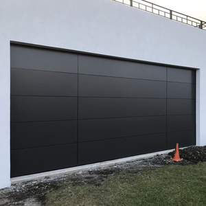 Porte de <span class=keywords><strong>garage</strong></span> extérieure en planche de bois isolée en acier inoxydable de qualité supérieure économe en énergie pour les maisons américaines Surface finie - Product Image 2
