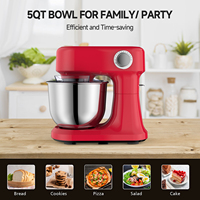 Cheftronic Profession 5L batteur sur socle 1500W pâtisserie gâteau Machine alimentaire planétaire pâte mélangeur cuisine petits appareils ménagers