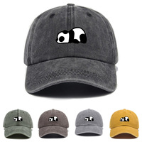 Gorras de Béisbol Clásicas de 6 Paneles con Logotipo Bordado de Panda, Ajustables, Lindas, Precio de Fábrica, Venta al Por Mayor