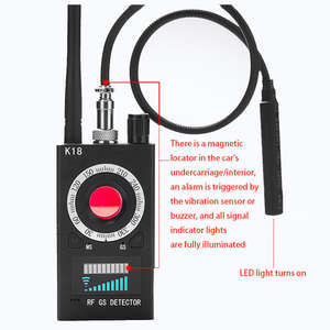 공장 가격 K18 플라스틱 보안 장치 숨겨진 카메라 감지기 호텔 GSM <span class=keywords><strong>GPS</strong></span> <span class=keywords><strong>RF</strong></span> 신호 감지기 안티 스파이 버그 스캐너 - Product Image 4