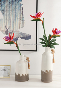 S02667 Restaurant décoration <span class=keywords><strong>fleurs</strong></span> grues réaliste canneberge orchidée grand <span class=keywords><strong>Strelitzia</strong></span> Reginae vraie touche fleur artificielle - Product Image 5