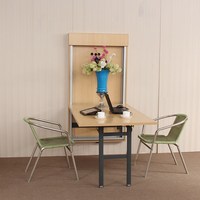 Mécanisme de table pliante murale escamotable – Conception moderne peu encombrante avec verrou de sécurité pour la maison et le bureau