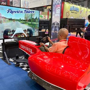 Plataforma de Simulación de Carreras RenixSim Commercial F1 MAX con <span class=keywords><strong>4</strong></span> Actuadores de Movimiento con Retroalimentación, Máquina de Competición Multijugador de Entretenimiento - Product Image 3
