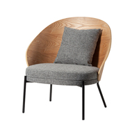 Chaise de salle à manger en bois massif, Design moderne, classique, Restaurant, dossier rembourré, chaise de salon avec siège en tissu, DC-S197