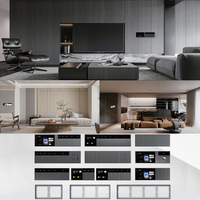 Interrupteur intelligent Wi-Fi, kits d'automatisation pour la maison intelligente, solutions de systèmes, panneau d'interrupteurs pour la maison intelligente, éclairage décoratif, appareils pour la maison