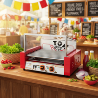 Machine à hot dog grill saucisse Offre Spéciale 9 rouleaux
