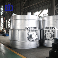 Tourneur de cuve à faisceau droit pour machine de coulée CCM, rotateur de cuve en acier 25-300t avec entraînement d'urgence et contrôle PLC
