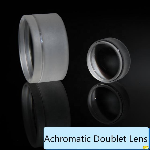 OEM Fused Silica 7980 248nm UV Coated Cemented Achromatic Doublet Lens for Telescope Objective
