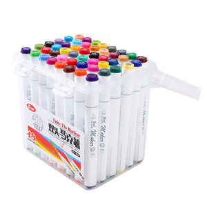 Becol Groothandel Professionele Op Alcohol Gebaseerde Kunstmarkeringen 216 Kleuren Dual Tip Sketch Marker Pen Set Voor Kunstenaar Tekenen - Product Image 3