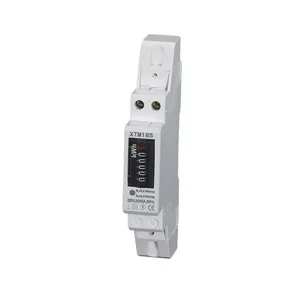 <span class=keywords><strong>Compteur</strong></span> d'énergie électrique monophasé de type mécanique, <span class=keywords><strong>compteur</strong></span> intelligent prépayé kWh, ampèremètre 10A 40A 220V AC - Product Image 1