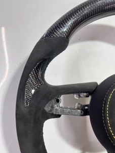 Volante Deportivo de Cuero y Fibra de Carbono para Mazda 3 6 CX5 RX7 CX-4 CX-5 RX-8 Axela Atenza MX5 <span class=keywords><strong>CX3</strong></span> CX8 CX9 - Product Image 4